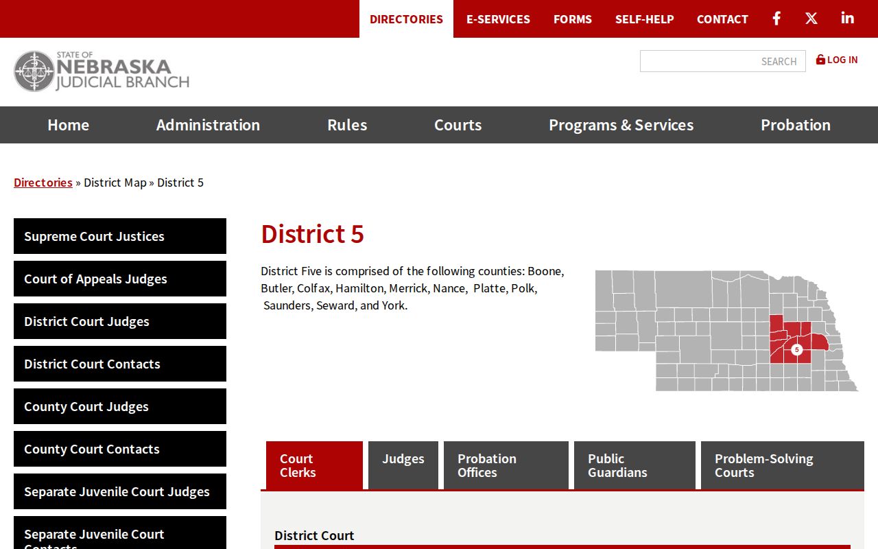 Belgrade court docket Fifth Judicial District court directory source