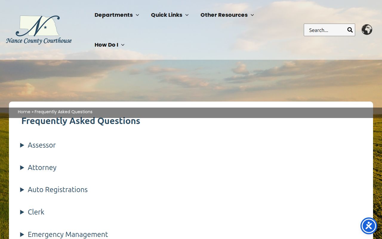 Nance County criminal court docket FAQ guidance